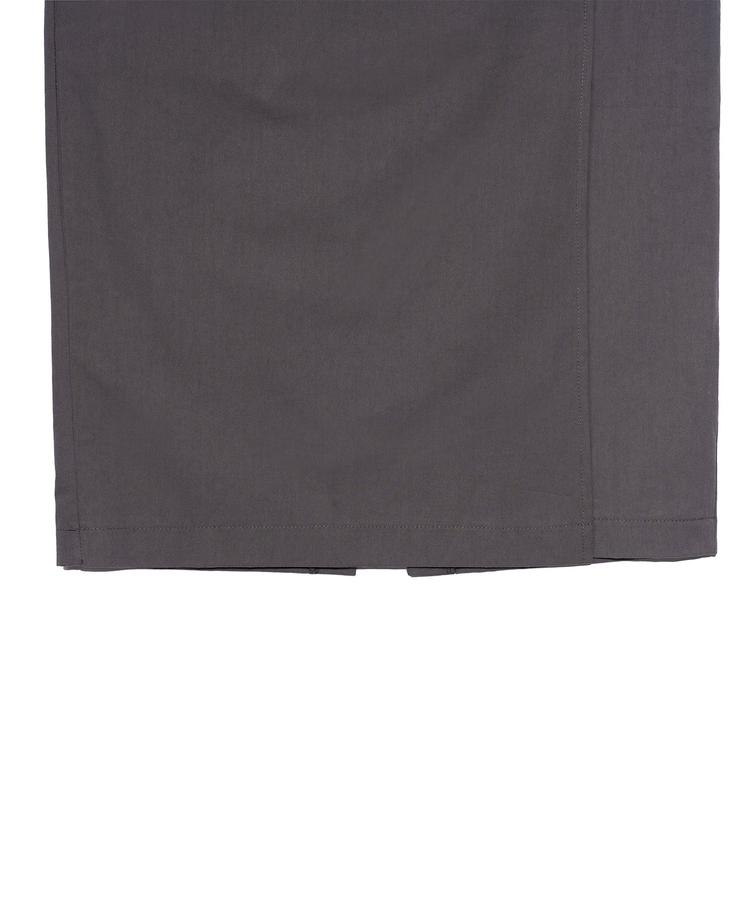 Classic pocket maxi cutting skirt_Charcoal