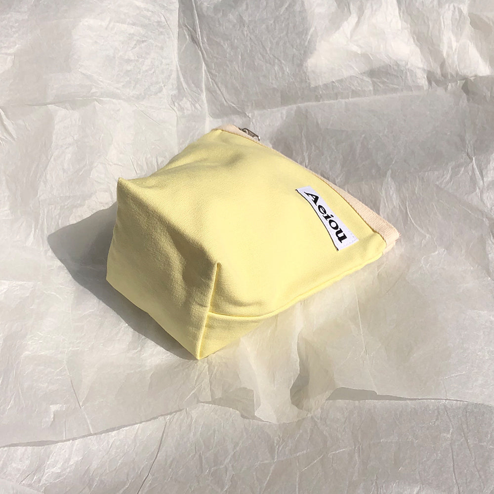 Aeiou Basic Pouch (M size) Lemon juice