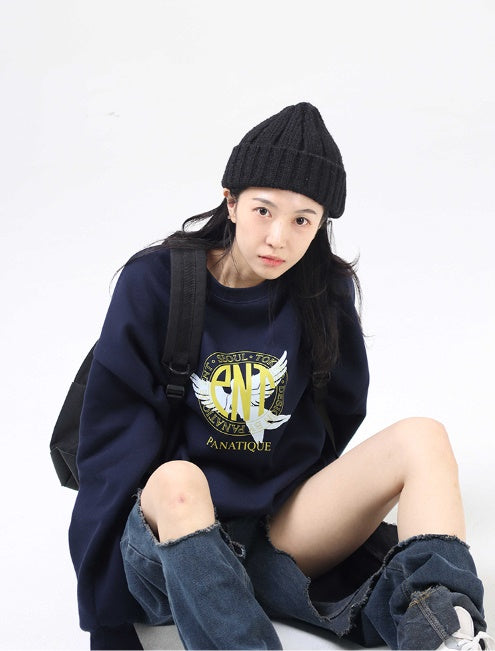 Overfit Panatique Logo Sweatshirt_2color