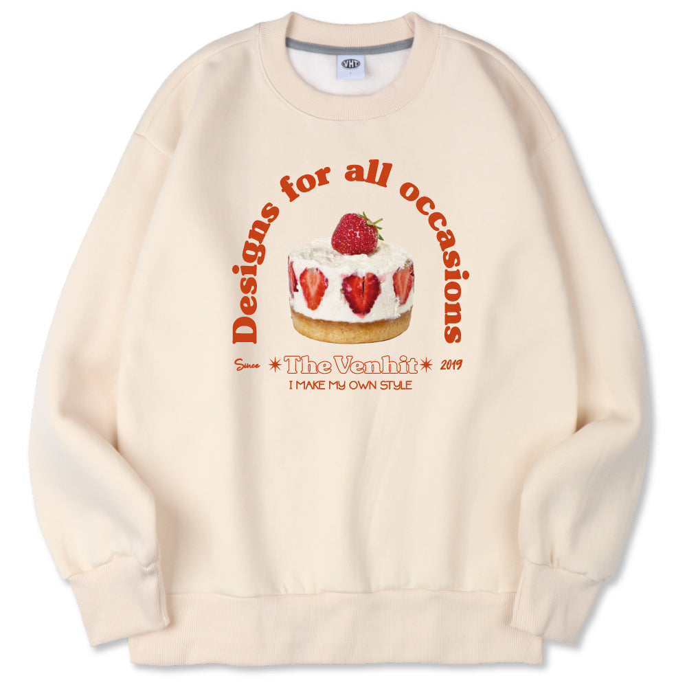 VENHIT Strawberry Cake SWEATSHIRT_B1