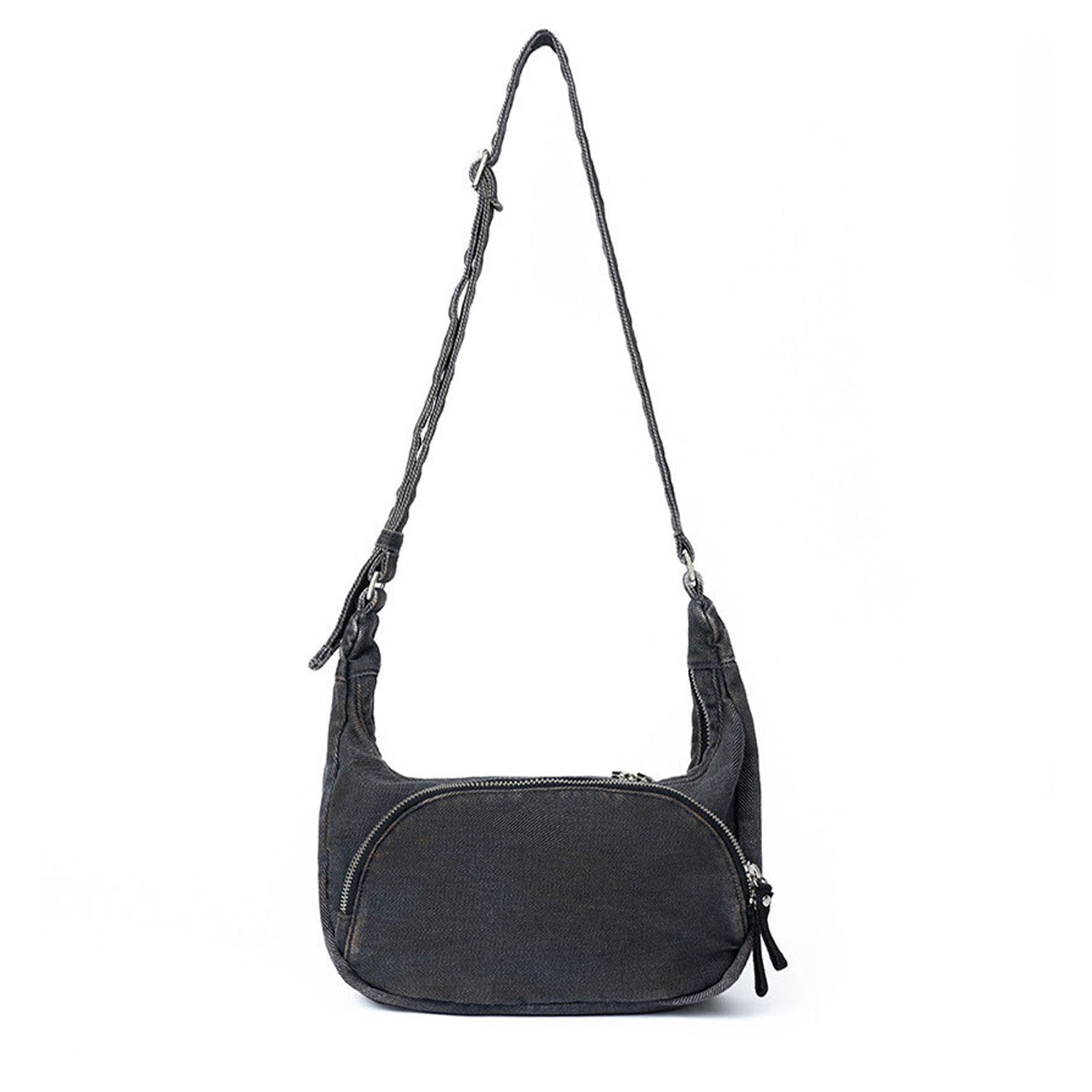 [After Pray Edition] Ferry Washed Hobo Bag (Black)