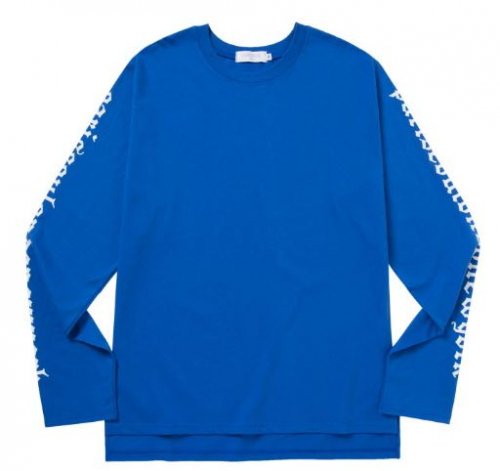  "psln" long sleeve tee blue