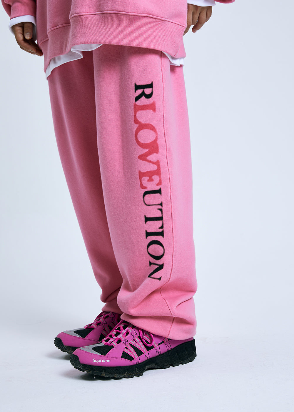 RLOVEUTION SWEAT PANTS _PINK