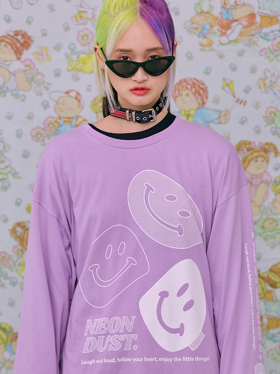 ND 21SS Smile T-shirt PURPLE