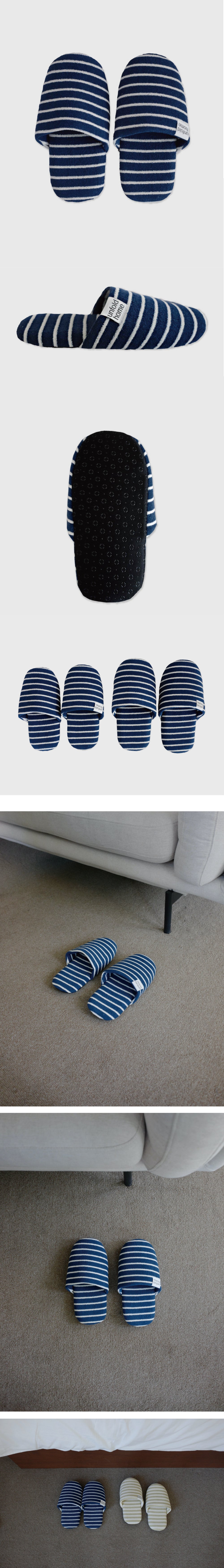 Stripe Terry Room Shoes(5colors)(M/L)