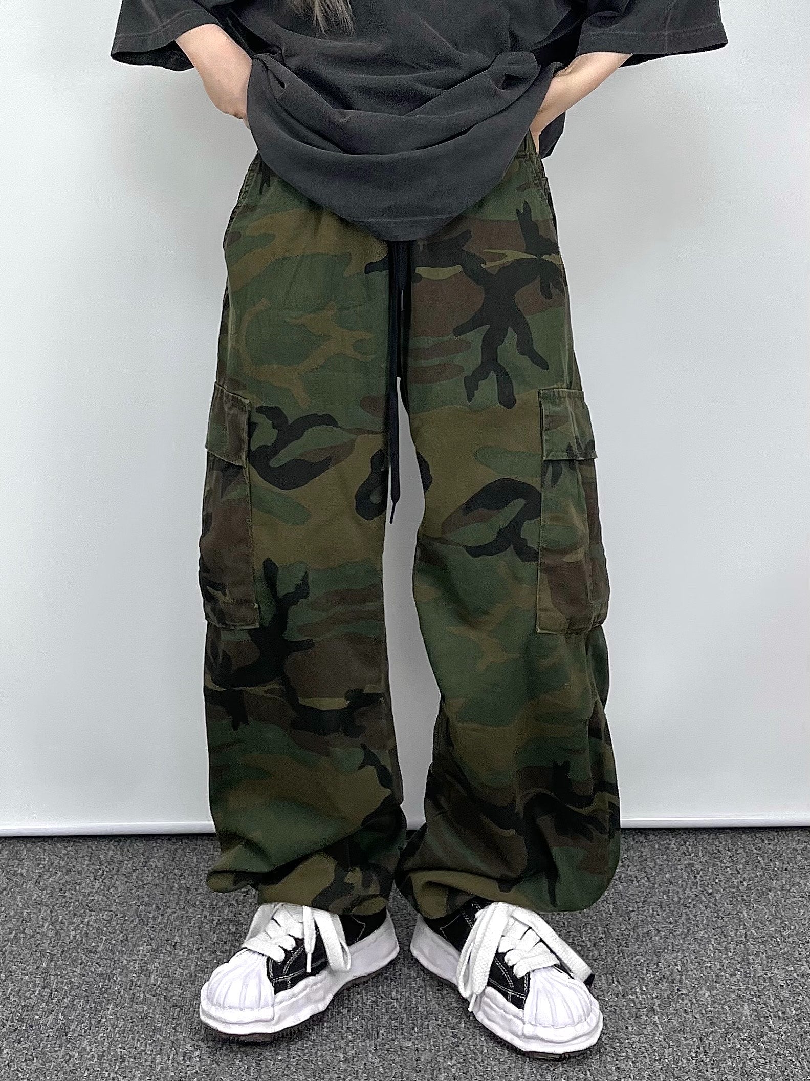 Military wide cotton PT