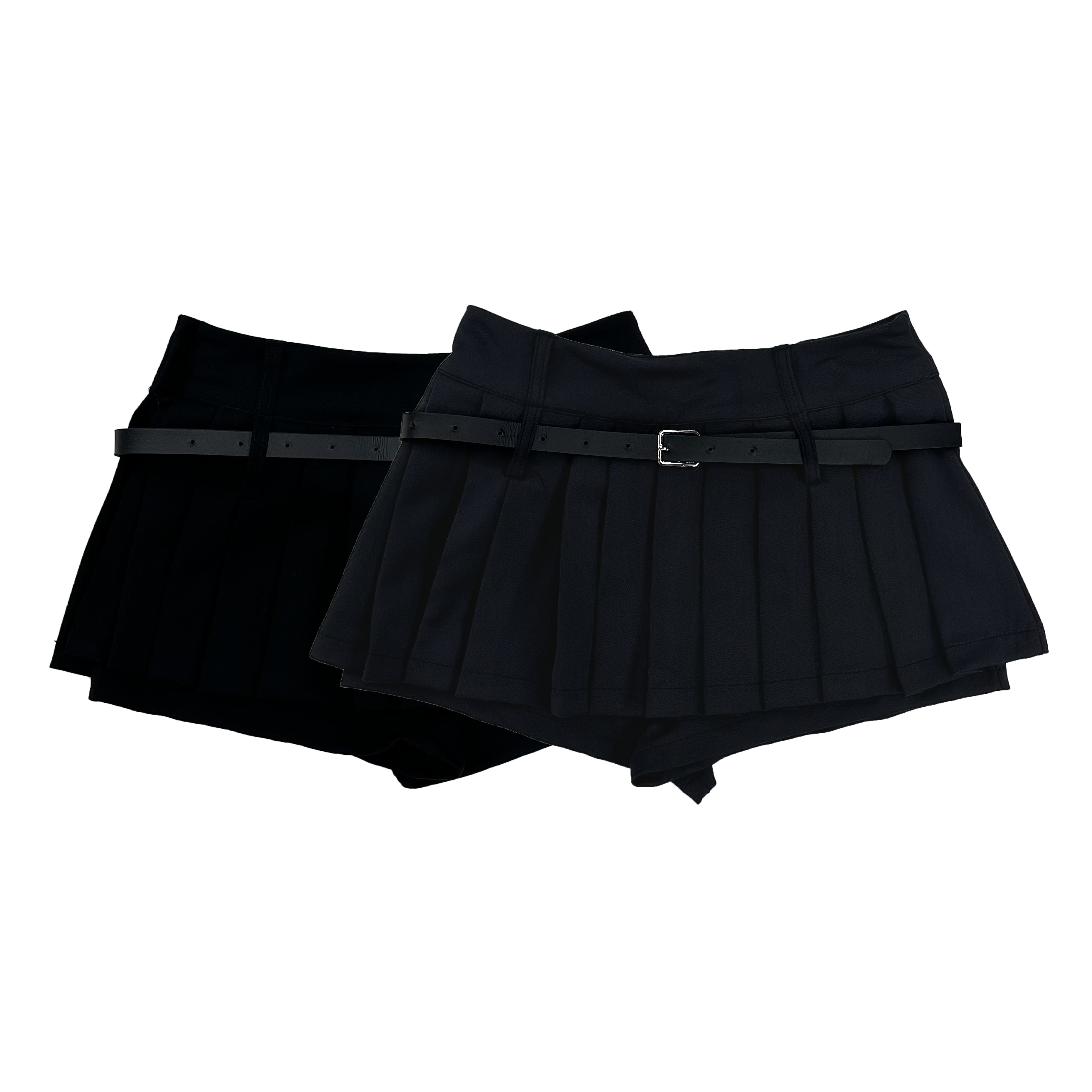 tennis belted skirt