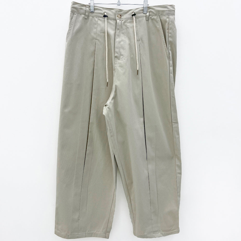 Unisex string pin-tuck balloun pants (2 Color)