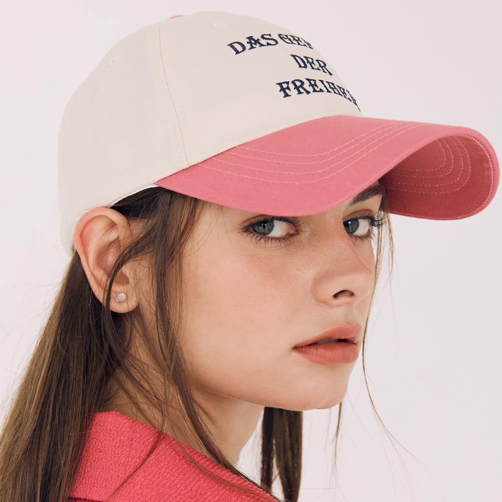 TWO-TONE BALL CAP (PINK)