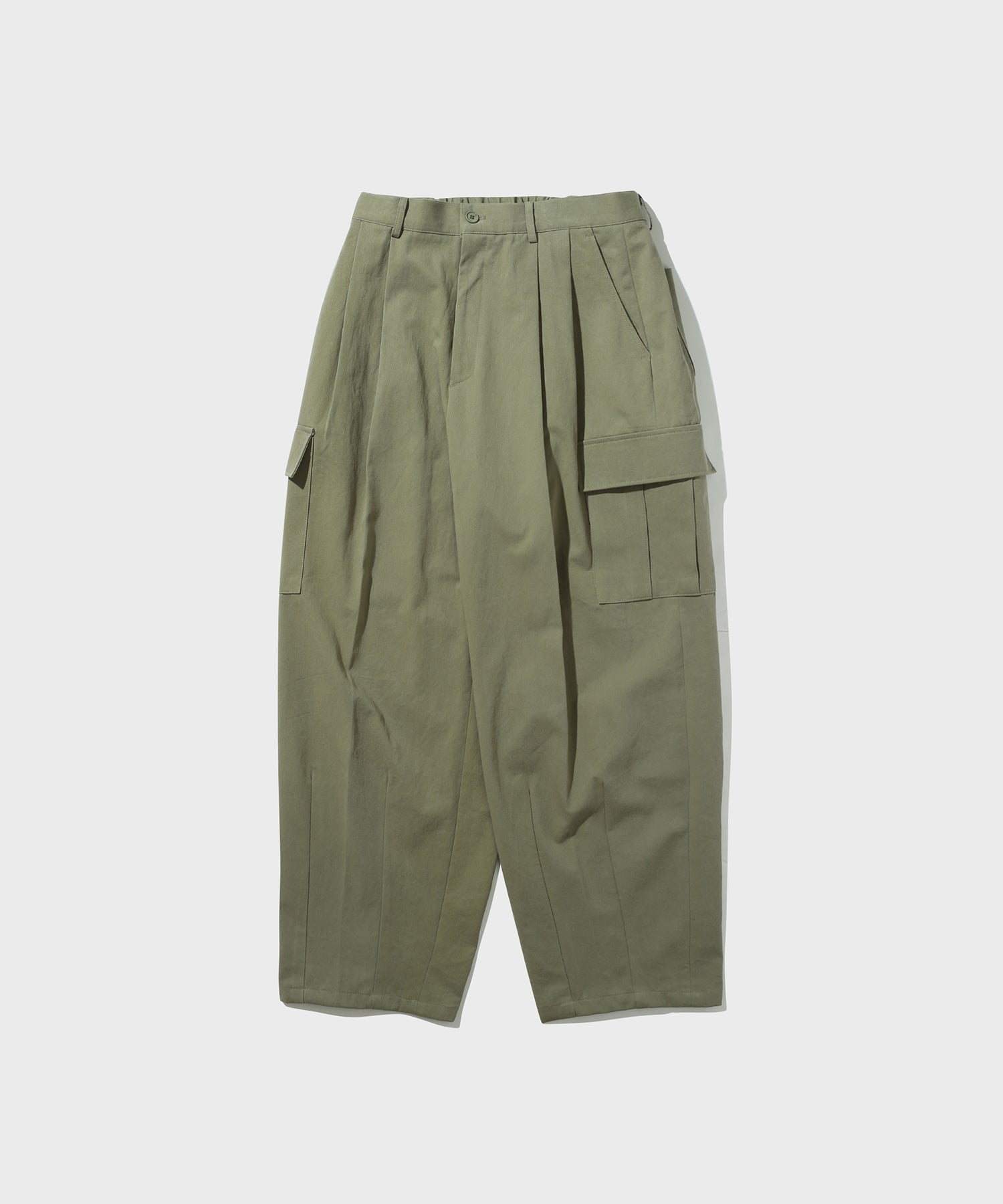 Cargo Pocket Balloon Pants (Olive)