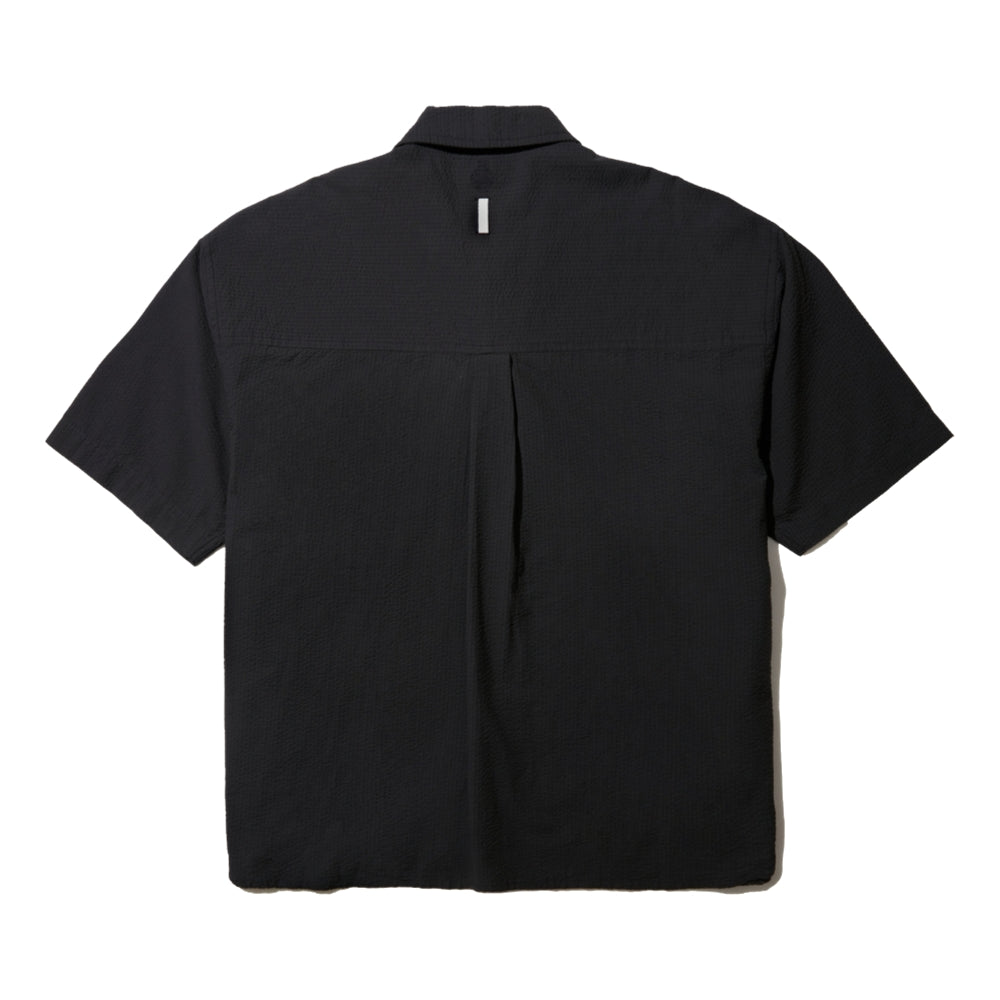 OPEN DIALOGUE S/S SHIRT-BLACK