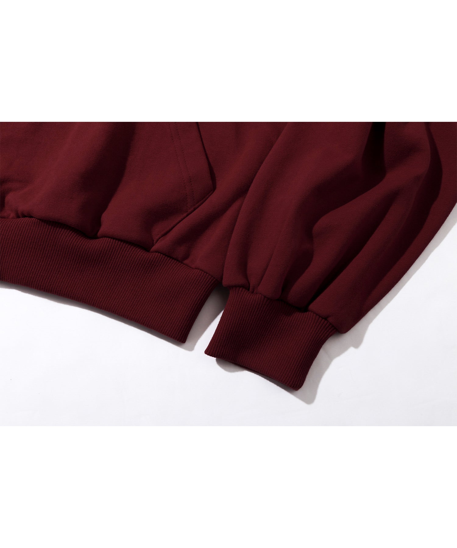 Golden Emblem Hoodie (Deep Red)