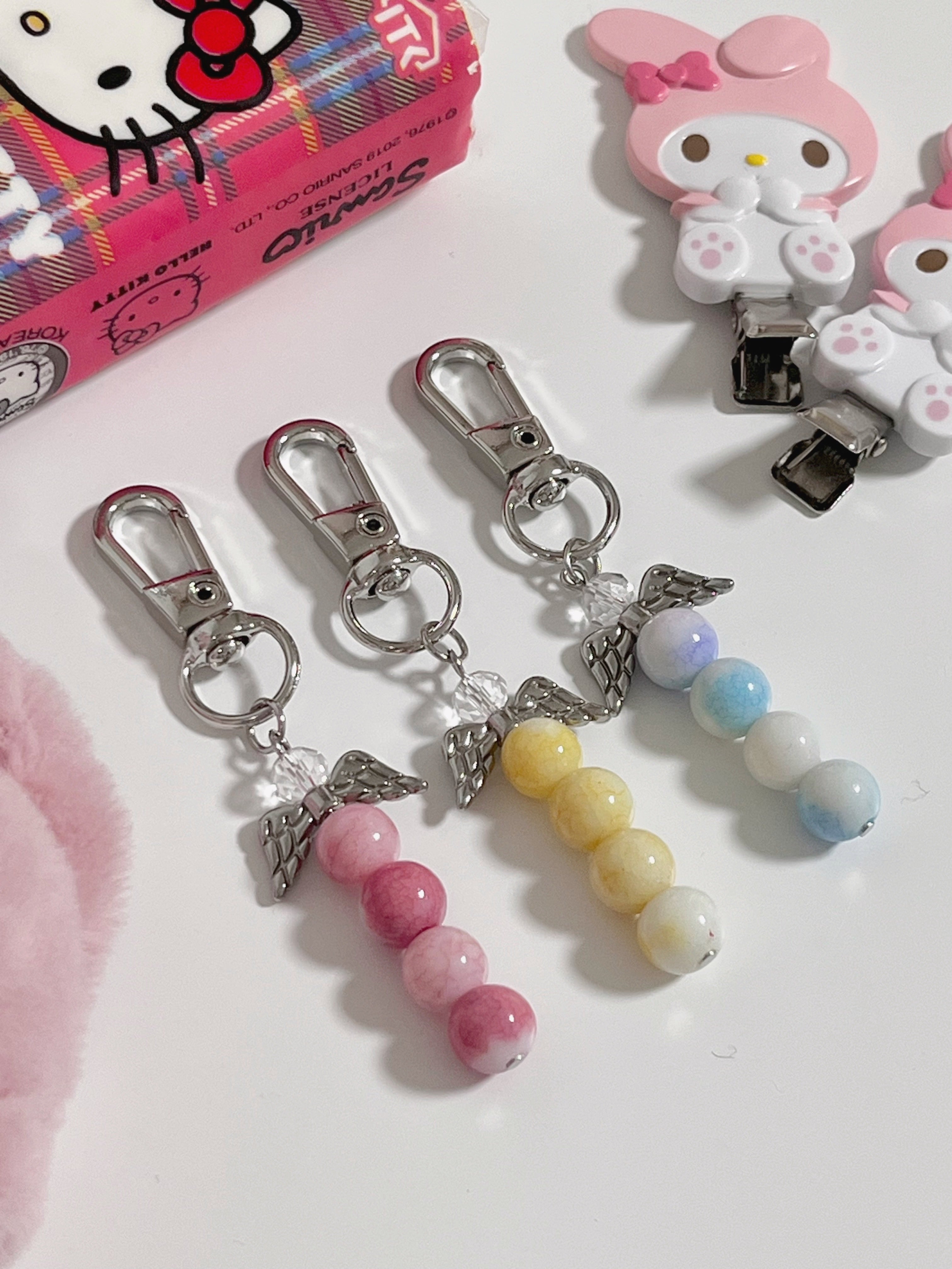 milk ball Keyring