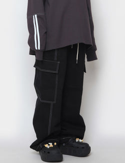 cut stitch cargo pants