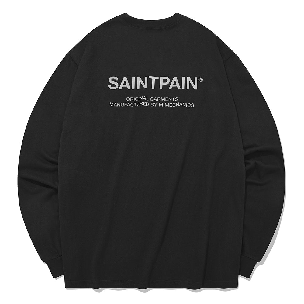 SP VRTN LOGO LONG SLEEVE-BLACK