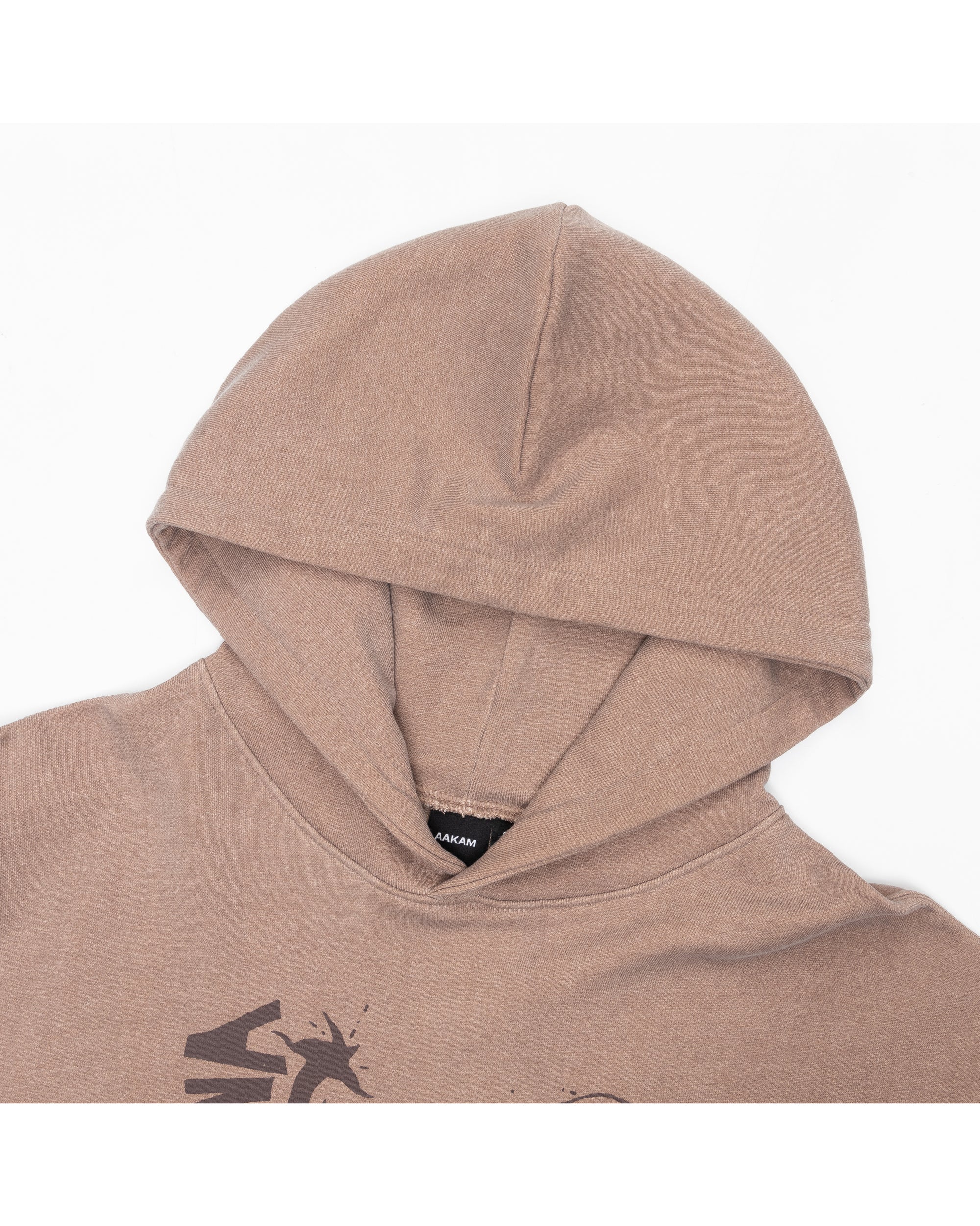 Pure Night Printed Hoodie (Brown)