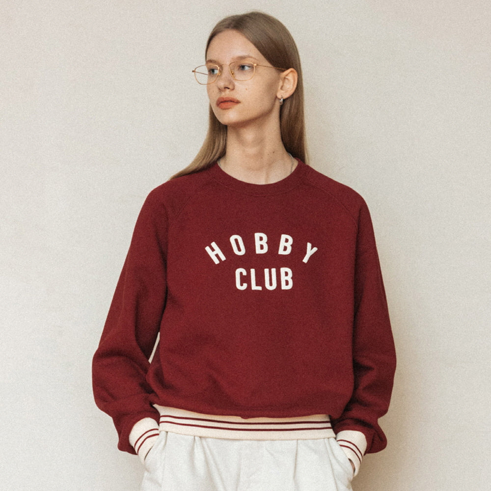 WOMAN H.C SWEATSHIRT_BURGUNDY