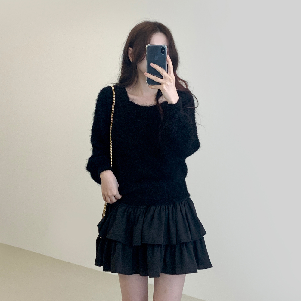 frill cancan mini skirt 