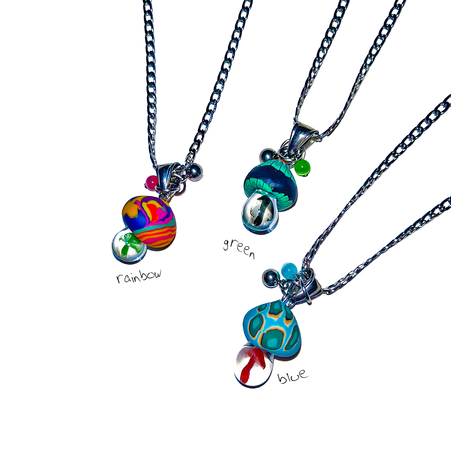 Tirippy mushroom necklace.02 (3color)