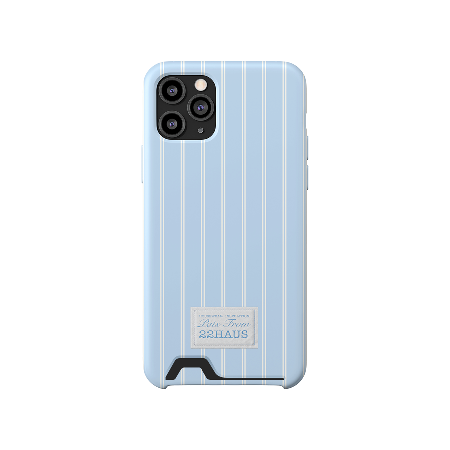 pajama card case - sky blue