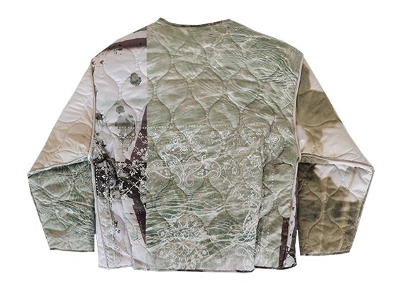 PRINTED QUILTIED JACKET