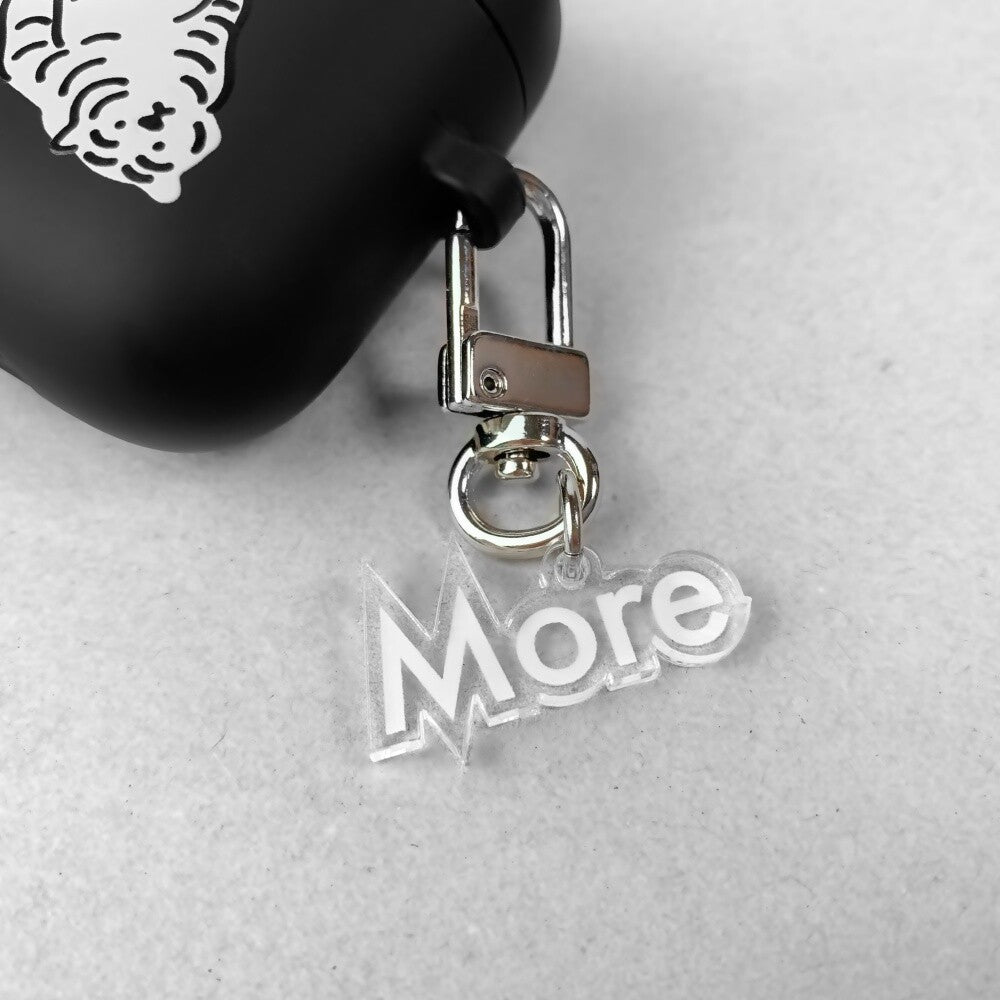 MORE TYPOGRAPHY KEY RING