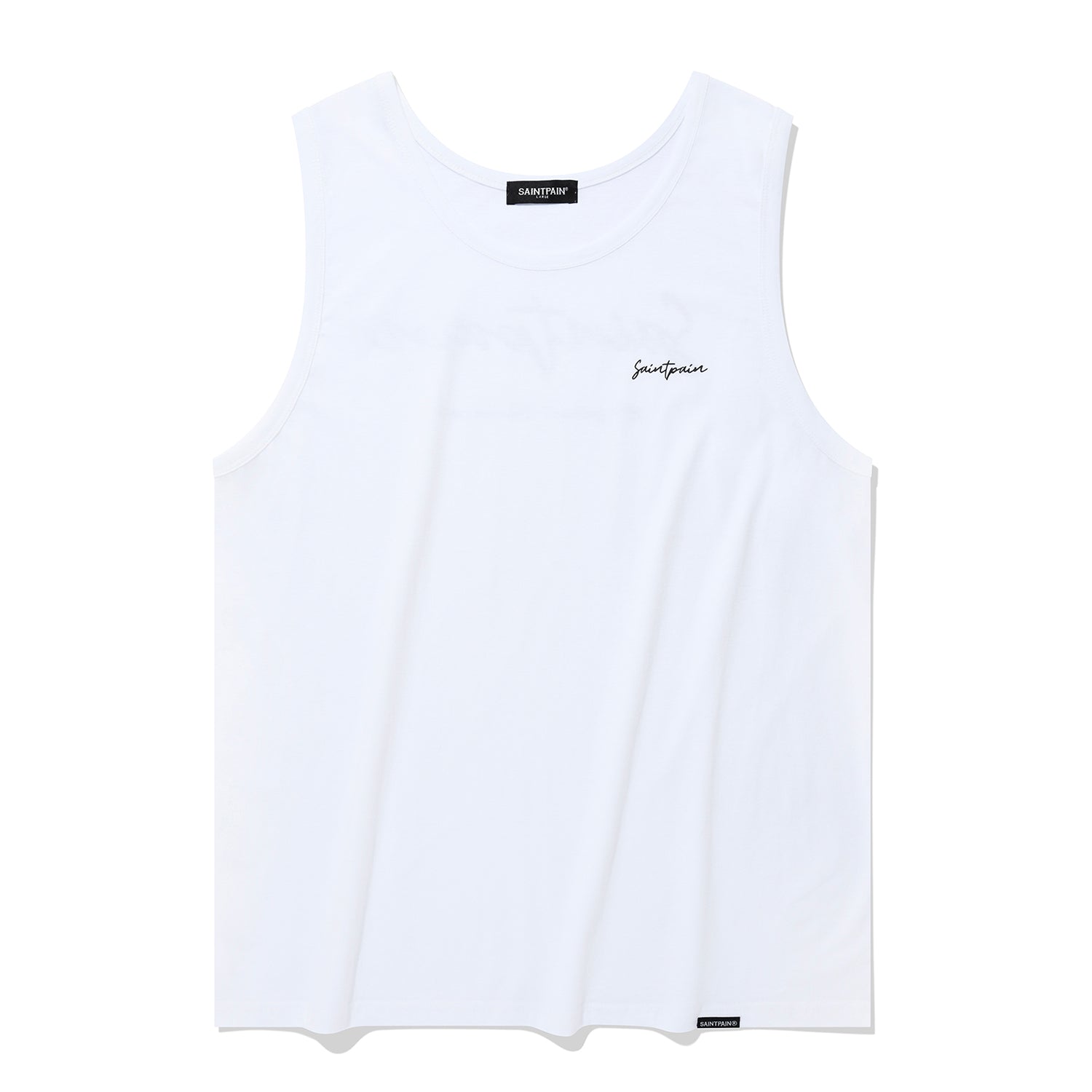 SP CALLY LOGO LONG SLEEVELESS-WHITE