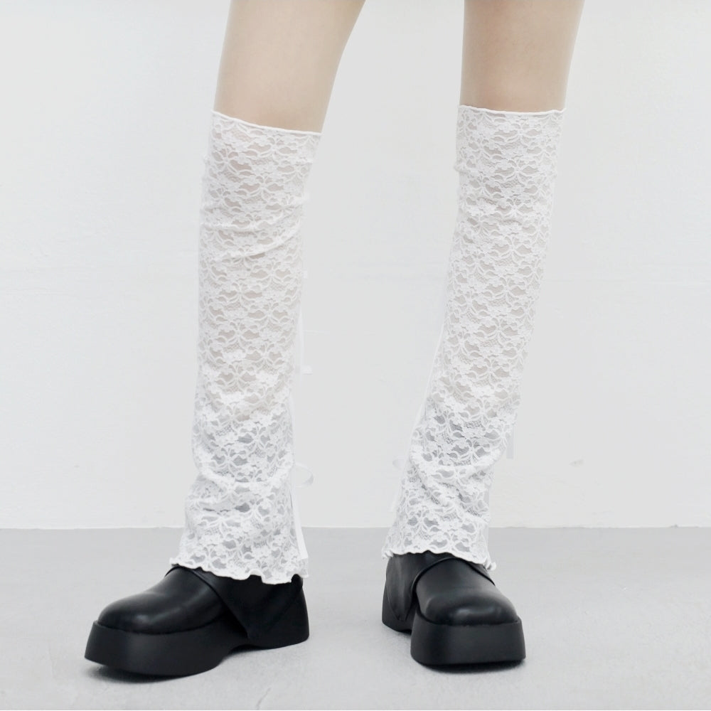 Mate Lace Ribbon Leg Warmer