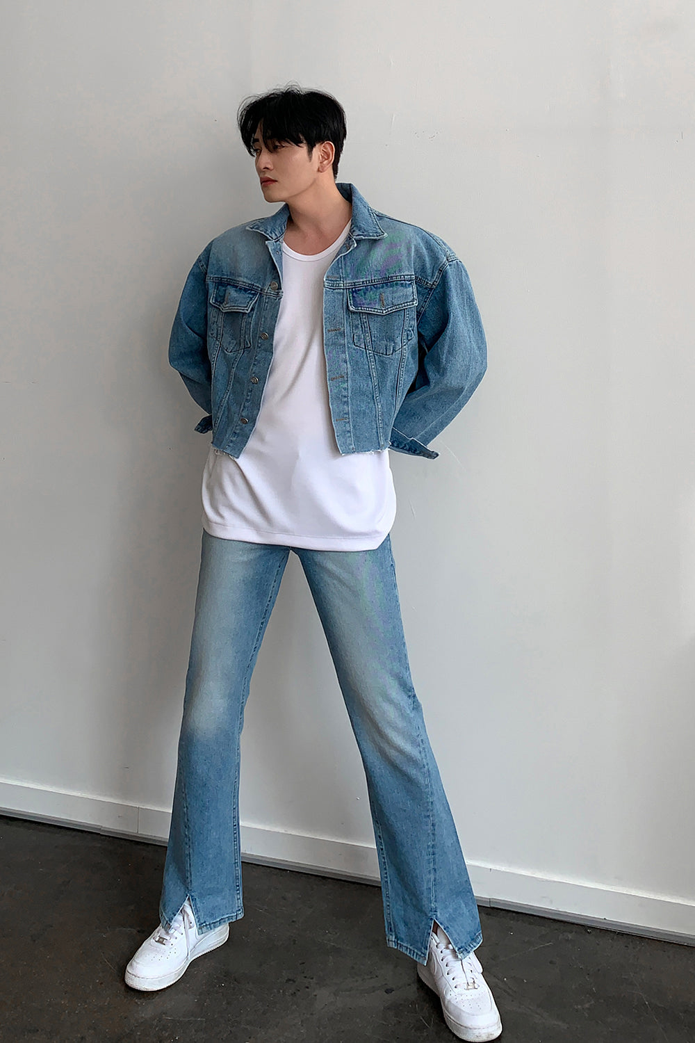 LOOKPINE LIN BLUE DENIM SET - PANTS