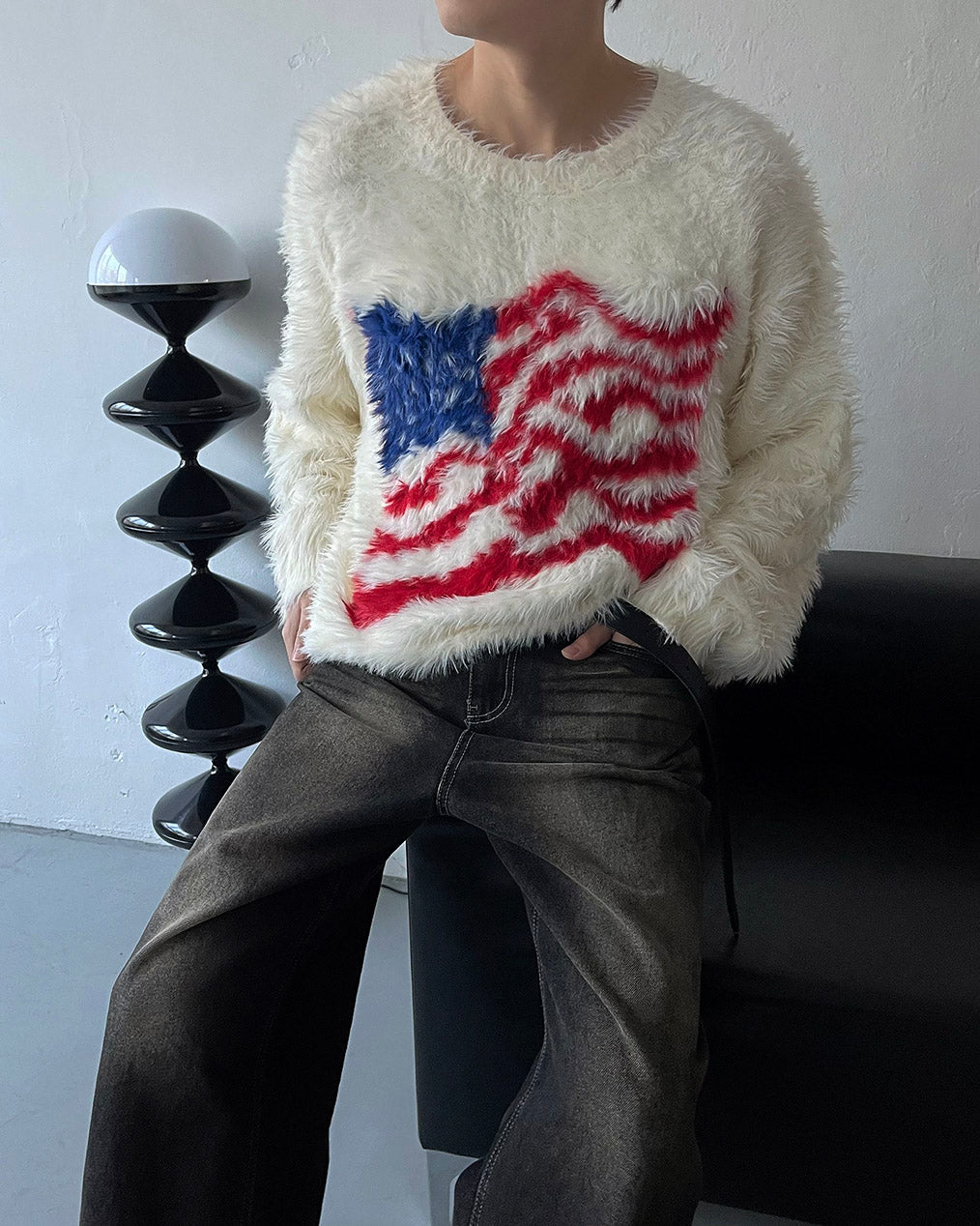 CM - USA Flag Angora Knitwear (3 colors)