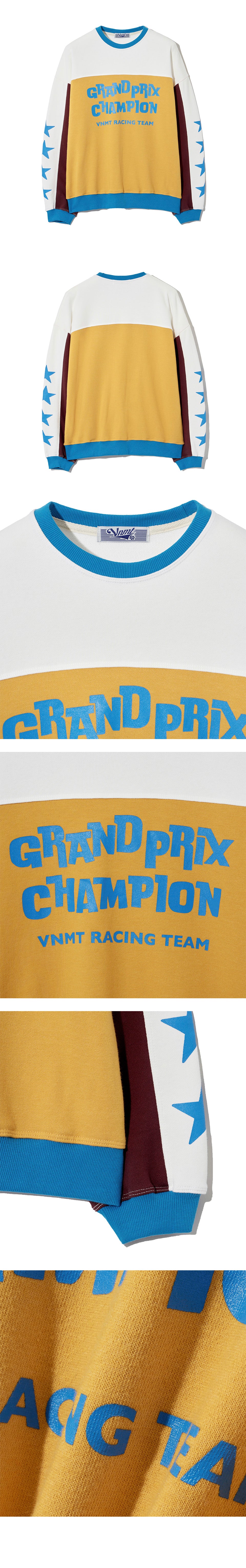 Grand prix star sweatshirt_yellow