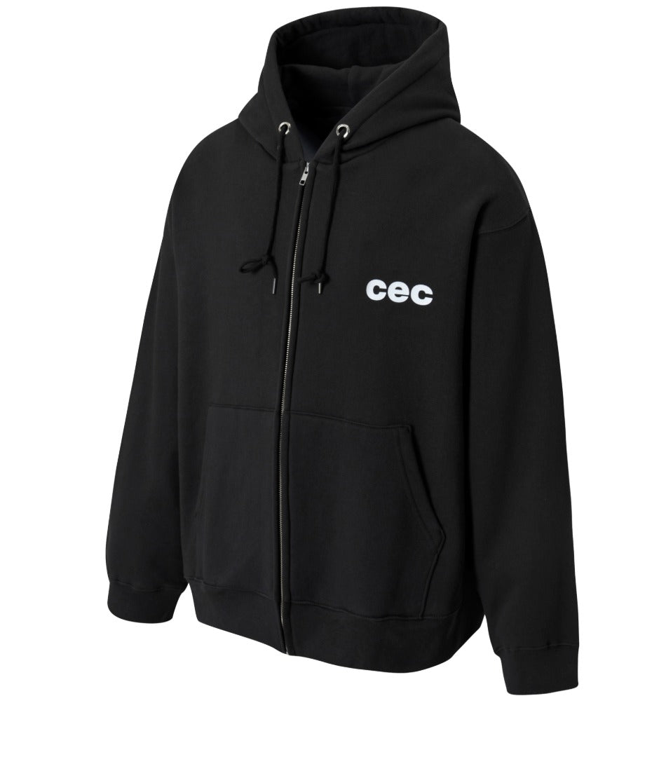 CEC ZIP-UP HOODIE(BLACK