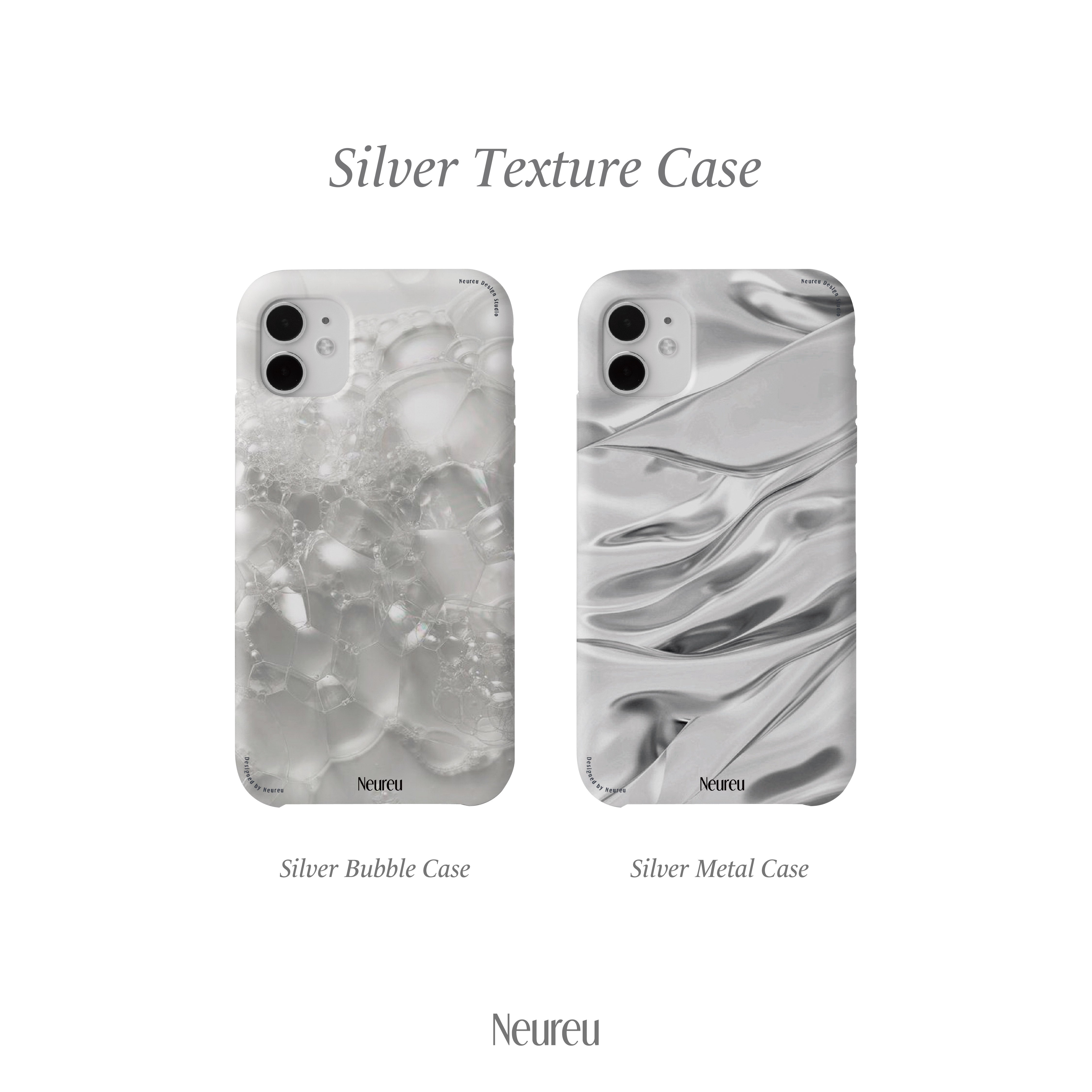 Silver Bubble Case (Slim Hard)