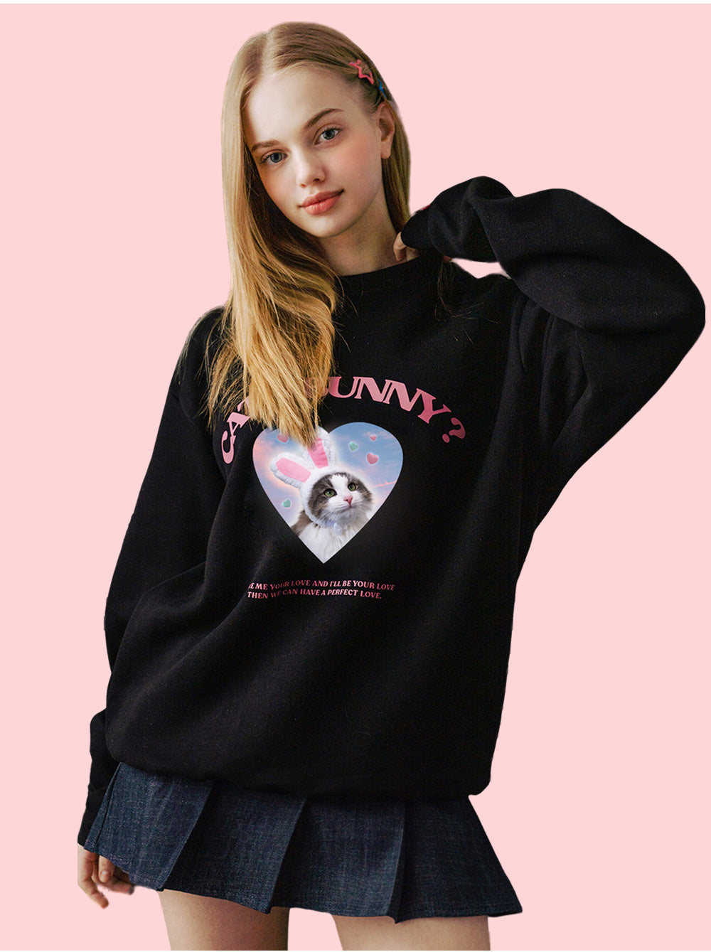 CAT&BUNNY SWEATSHIRT