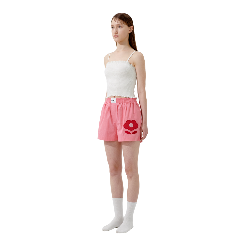 (W) Foli Garden PJ Shorts Pink