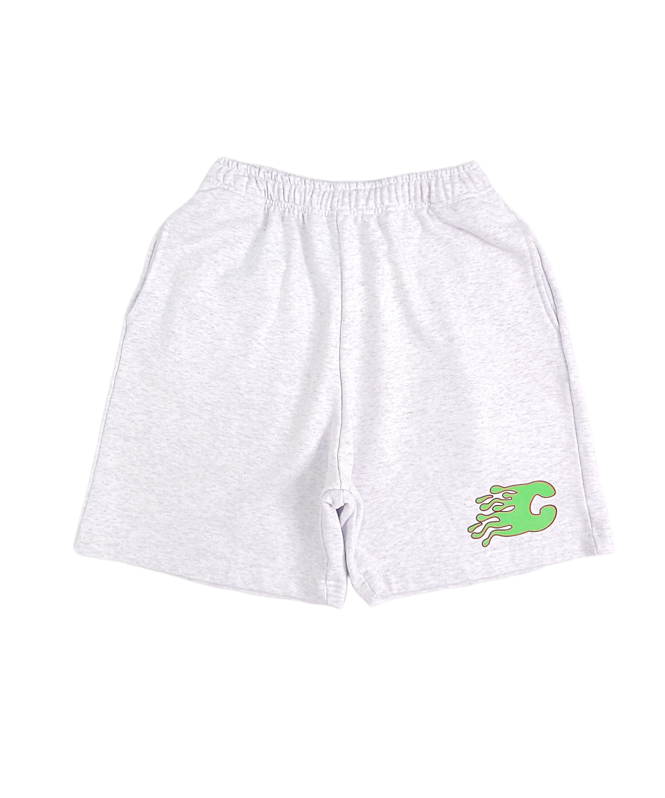  "C" logo shorts(White Melange)