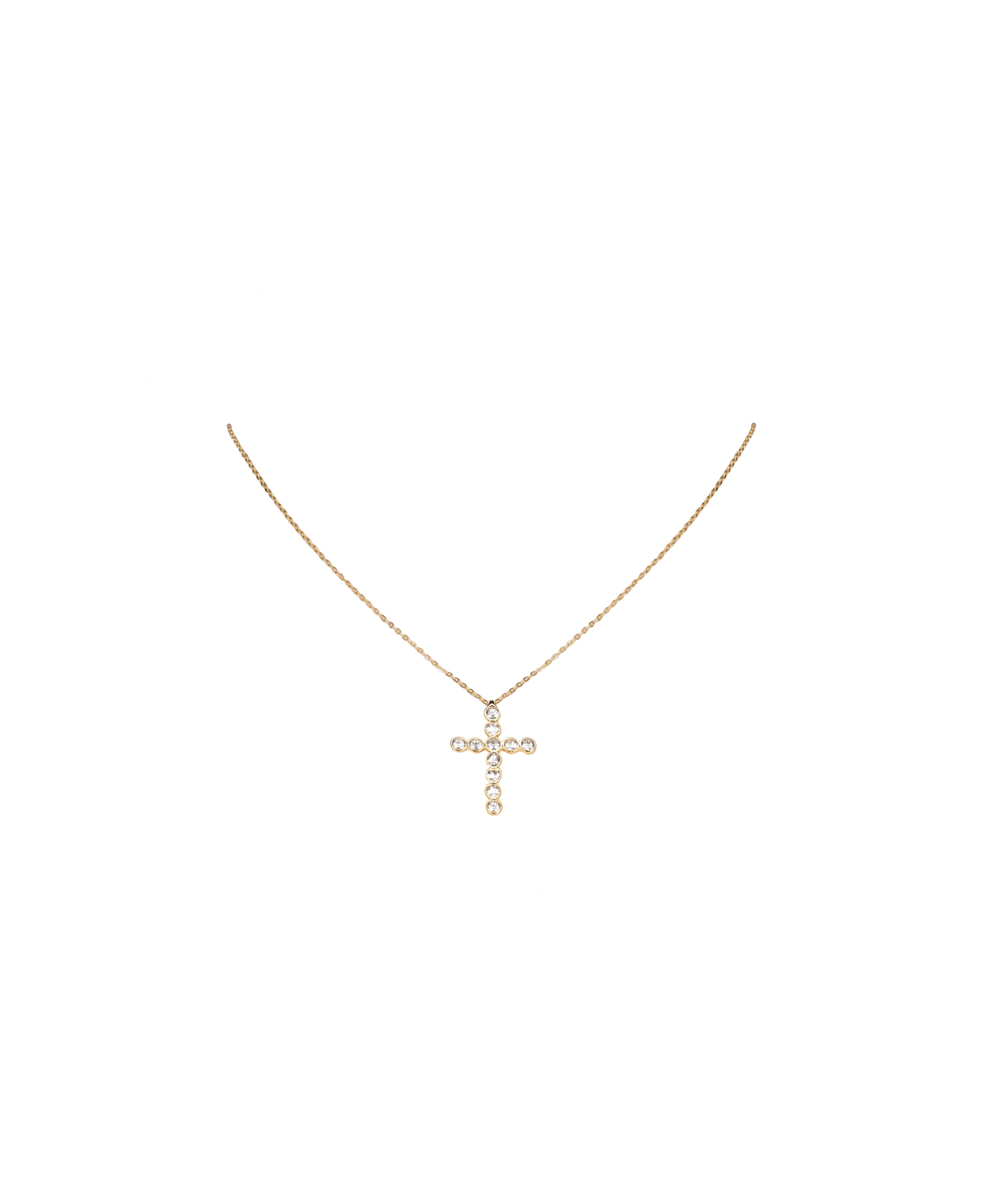 Swarovski crystal cross necklace