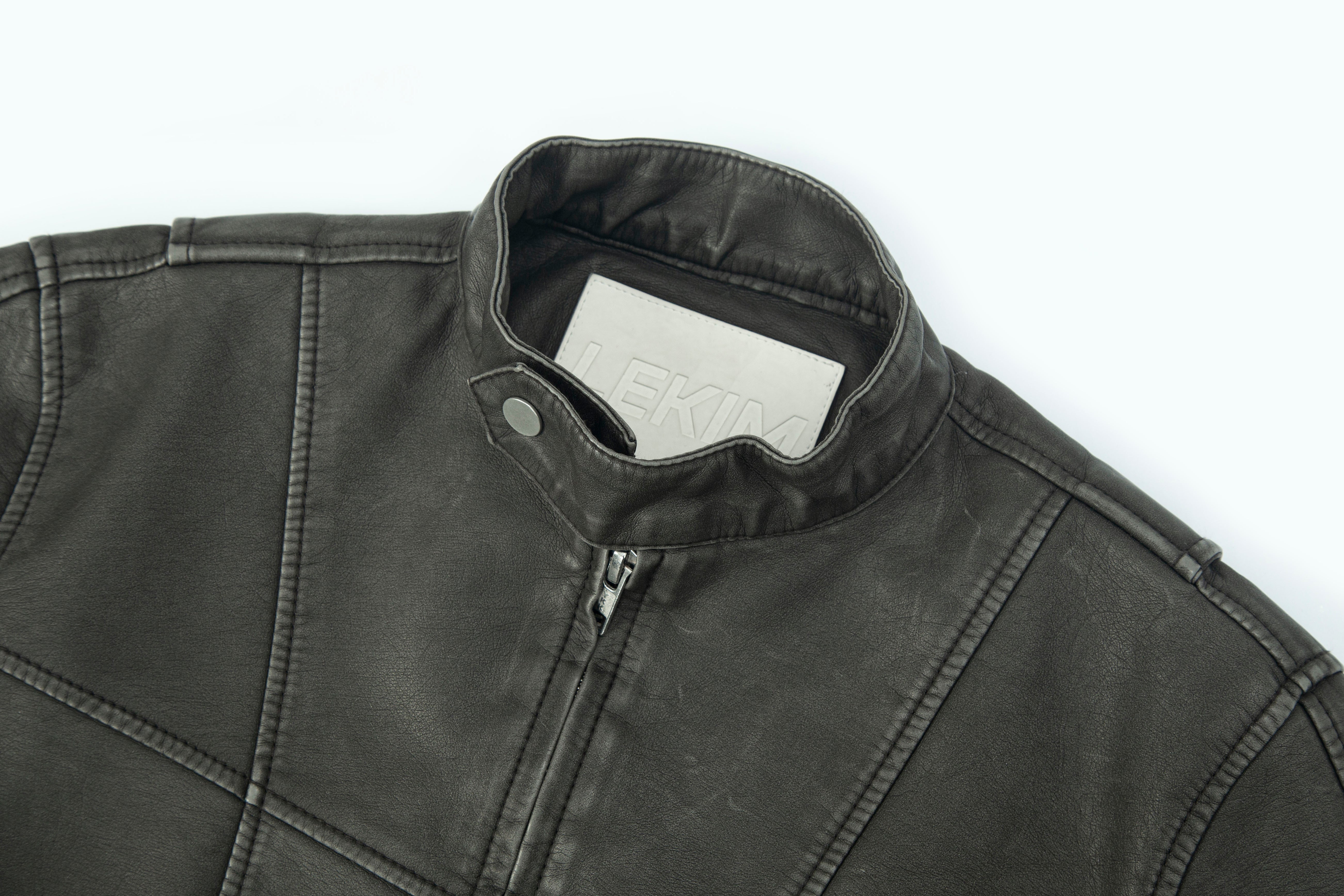 PIGMENT LEATHER BIKER JACKET