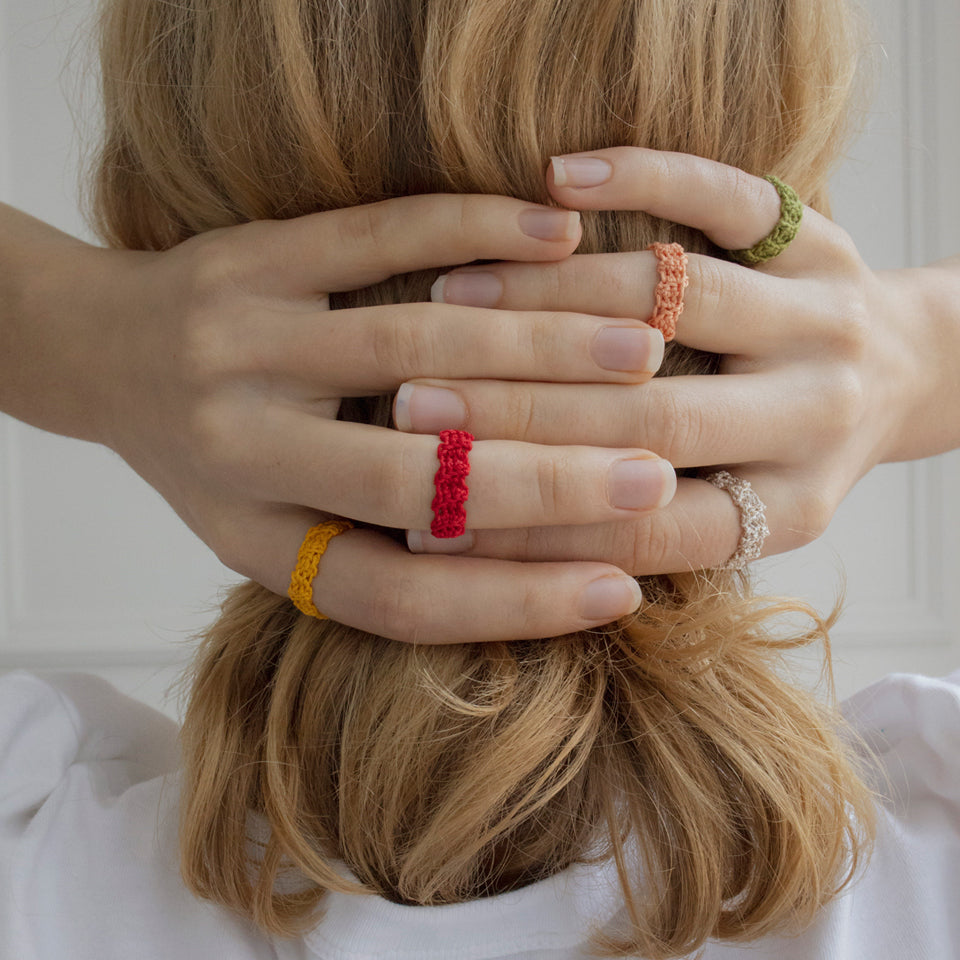 [NCT-Haechan] Colorful rib knit ring