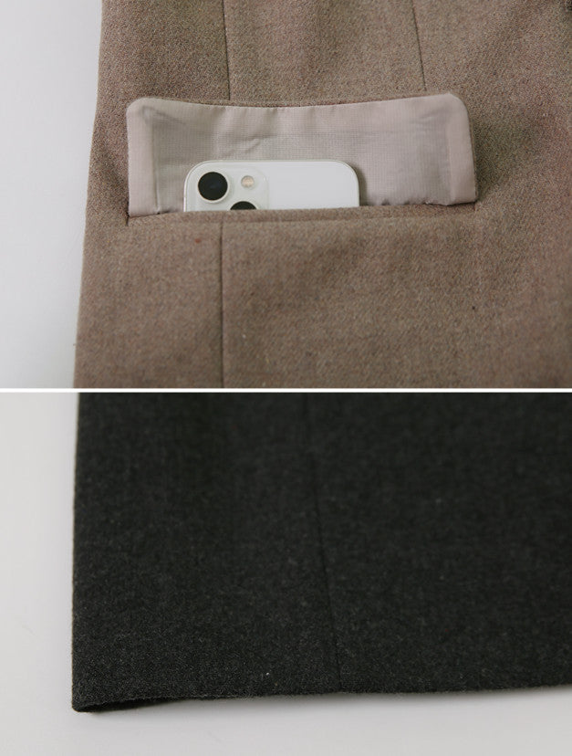 [SHOPPERMADE] Classic Wool Tailored Jacket (3color)