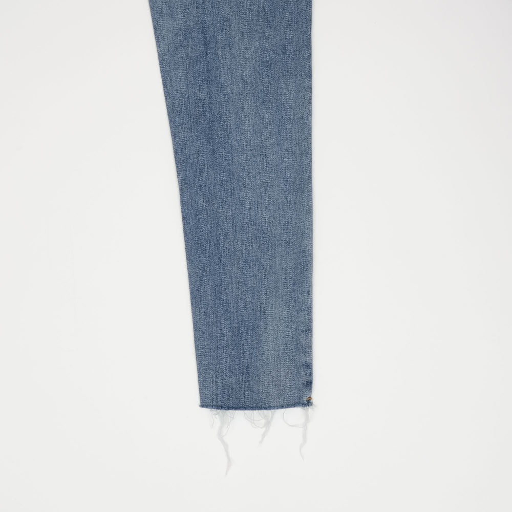 HIGH WAIST LIGHT BLUE SKINNY JEAN [6808]