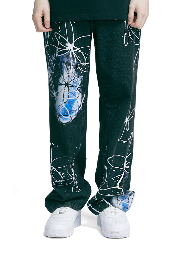 [ARTIST EDITION] TCP X JUNYEONG GWAK FLOWER DENIM PANTS