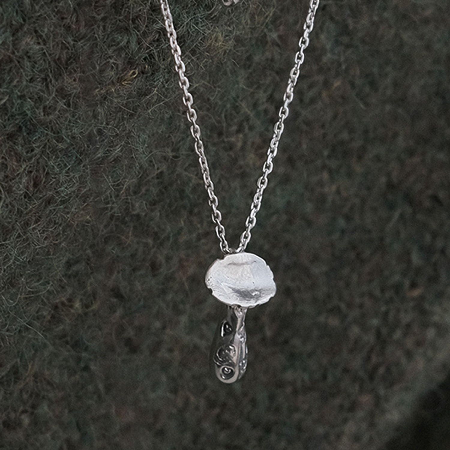 Mysterious mushroom necklace