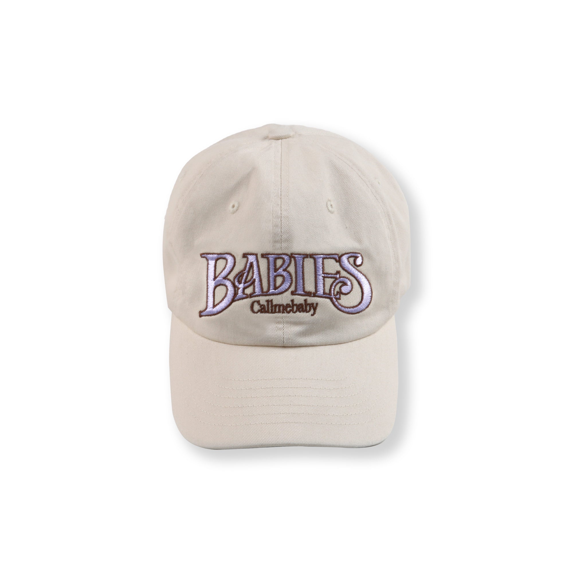 [Call me baby] 21FW Babies Logo Embroidery Ball Cap (Beige)