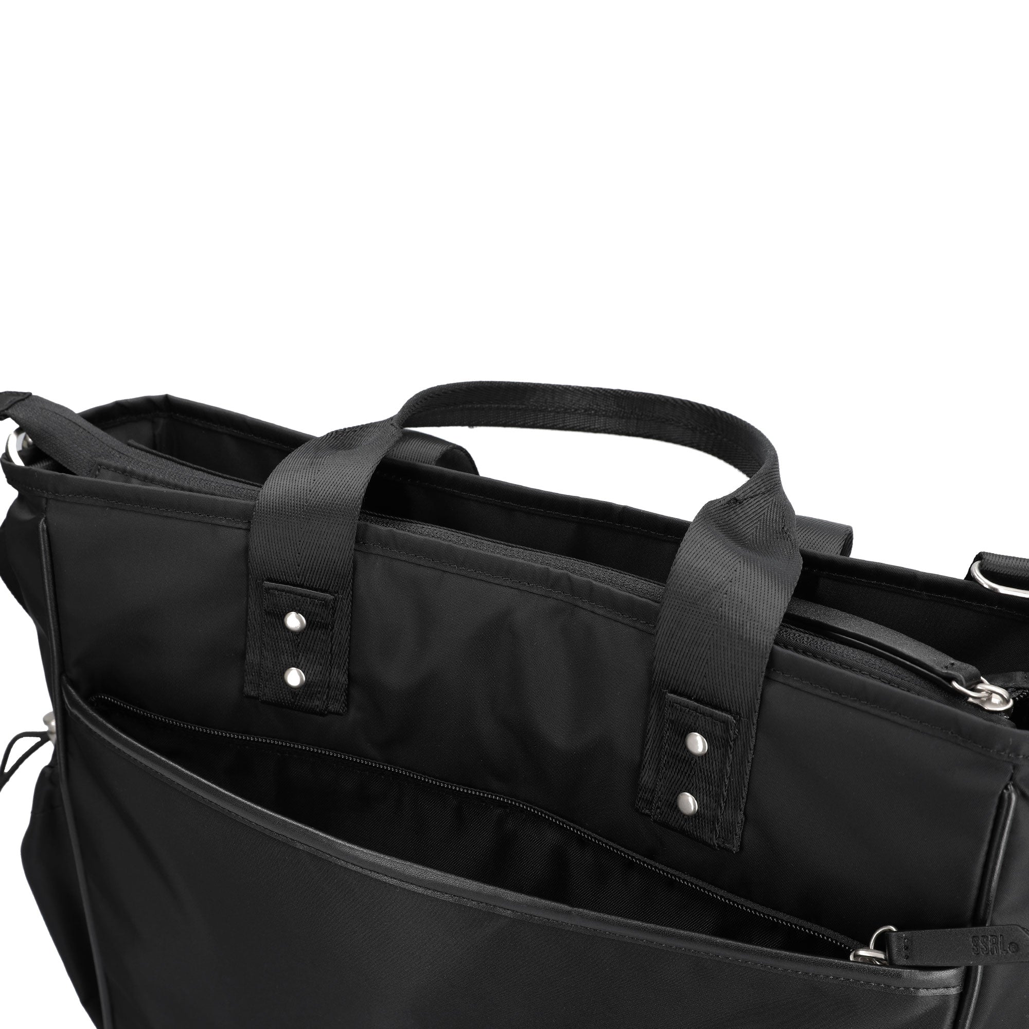 OPTIMAL NYLON 2WAY TOTE BAG / BLACK