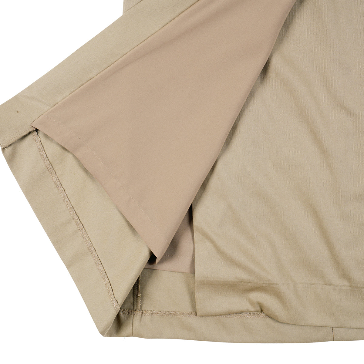 コットンラップスカート / COTTON WRAP SKIRT_BEIGE