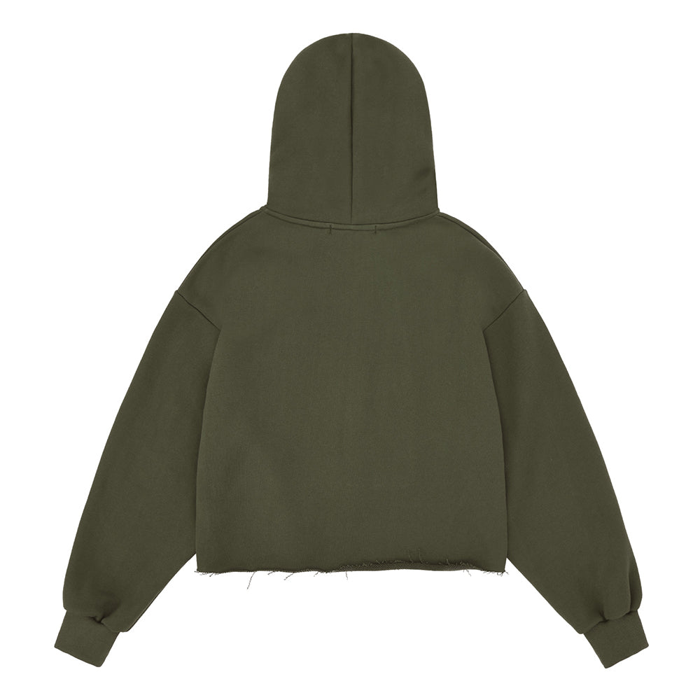 SEEING THE STARS HOOD ZIP-UP in khaki