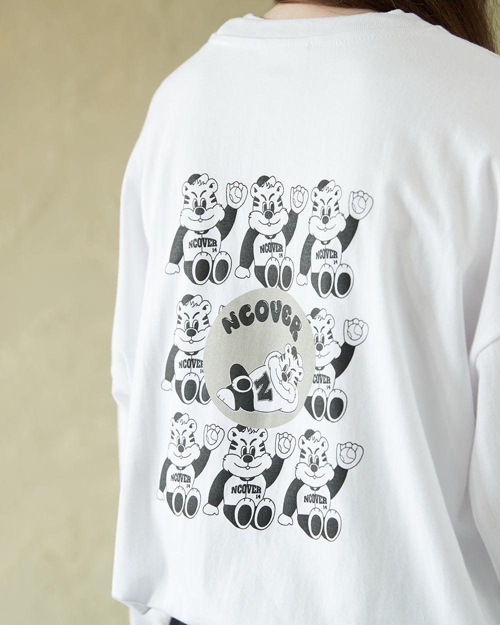 BERT COPY PRINTING LONGSLEEVE-WHITE