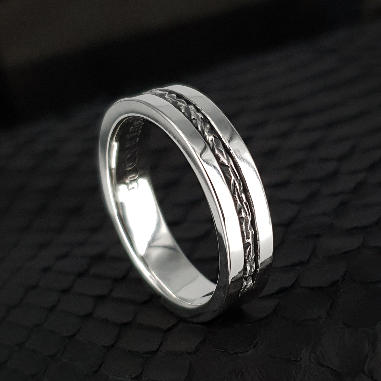 Steady-F1 silver ring