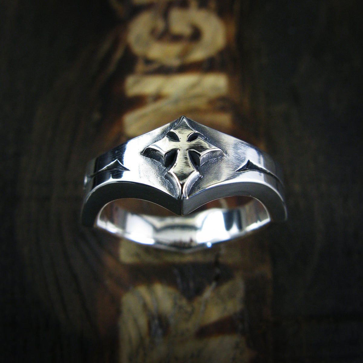 Licht Ringlet silver ring